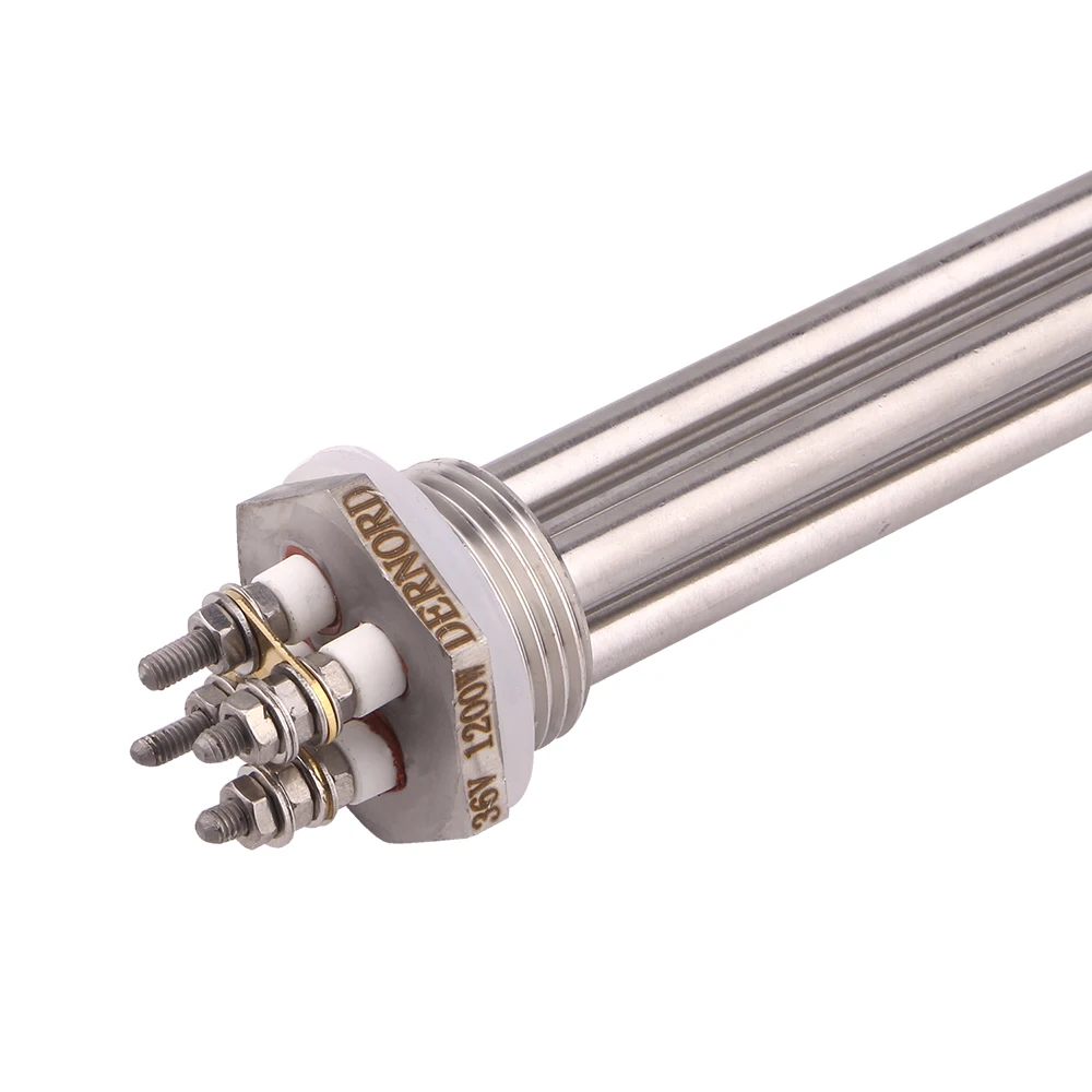 Description Picture 3 of itemDN25 DC Heating Element Immersion Tubular Electric Water Heater with 1INCH NPT Solar Heater 36V 1200W SUS304