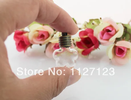 Free ship!!!20sets 23x20mm plum blossom Wishing Bottle pendant/glass vial pendant +bronze cap
Free ship!!!20sets 23x20mm plum blossom Wishing Bottle pendant/glass vial pendant +bronze cap