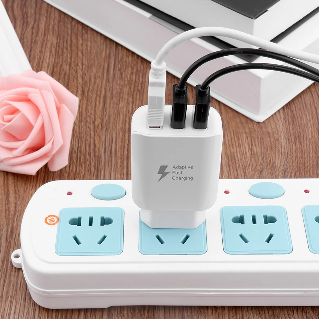 EU Plug 3 Port Smart USB Charger Multiple Mobile Phone Device Fast Charging Wall Adapter Replacement for iPhone Android
EU Plug 3 Port Smart USB Charger Multiple Mobile Phone Device Fast Charging Wall Adapter Replacement for iPhone Android