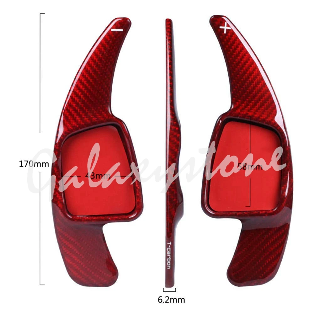 Red Carbon Fiber Paddle Extension Steering Wheel Shifter Paddle Fit for Audi A3 2017 & TT 2015-2017
Red Carbon Fiber Paddle Extension Steering Wheel Shifter Paddle Fit for Audi A3 2017 & TT 2015-2017