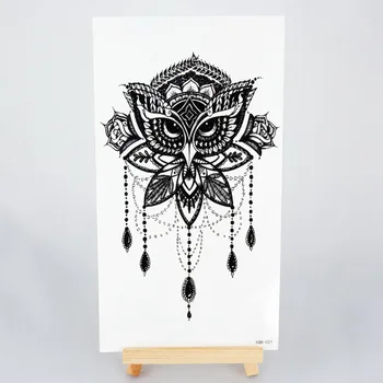 Transferable tattoos black Henna for mehendi lace owl sexy women fake tattoo waterproof temporary tattoos stickers on the body
Transferable tattoos black Henna for mehendi lace owl sexy women fake tattoo waterproof temporary tattoos stickers on the body