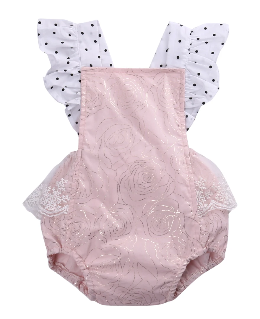 Cotton Newborn Infant Baby Girls Sleeveless Pink Lace Romper backless Jumpsuit Clothes Sunsuit Outfits
Cotton Newborn Infant Baby Girls Sleeveless Pink Lace Romper backless Jumpsuit Clothes Sunsuit Outfits