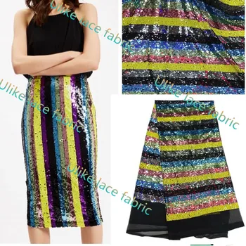 Mix color full of shinning Sequence African net Lace AF8 Fancy Strip pattern Fashion Net Lace Evening dress Party decoration
Mix color full of shinning Sequence African net Lace AF8 Fancy Strip pattern Fashion Net Lace Evening dress Party decoration