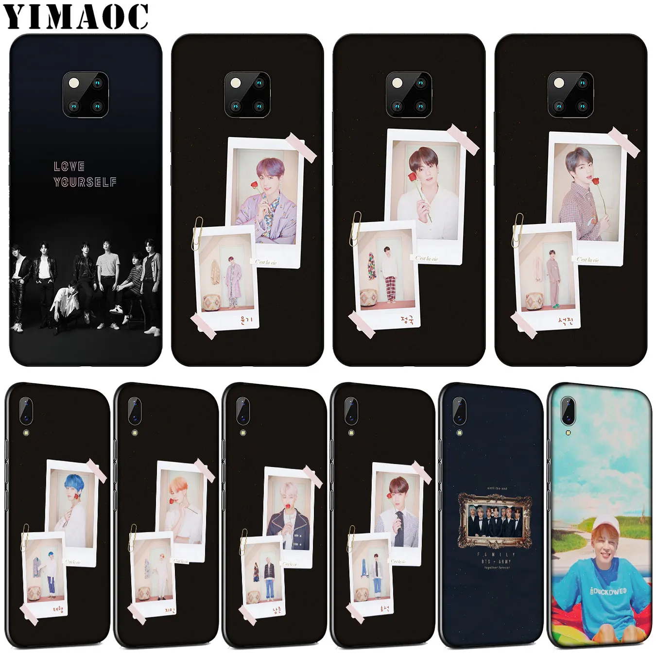YIMAOC Rap RM JIMIN JIN SUGA J HOPE V JUNG KOOK Soft Silicone Case for Huawei Mate 30 20 10 Pro Lite Nova 5I 4 3i 3 2i 2 Lite
YIMAOC Rap RM JIMIN JIN SUGA J HOPE V JUNG KOOK Soft Silicone Case for Huawei Mate 30 20 10 Pro Lite Nova 5I 4 3i 3 2i 2 Lite