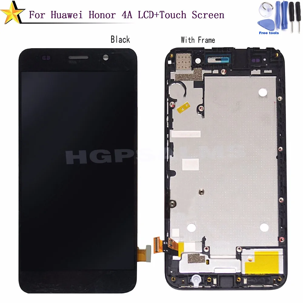 HW067 For Huawei Honor 4A LCD Touch Screen Display Panel Assembly with Frame for Huawei Y6 5.0 inch (3)
