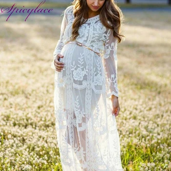 50pc Maternity Photography Props Maternity Clothes Lace Vestidos Long Sleeve Hollow Fashion Pregnant Crochet Floral dress
50pc Maternity Photography Props Maternity Clothes Lace Vestidos Long Sleeve Hollow Fashion Pregnant Crochet Floral dress