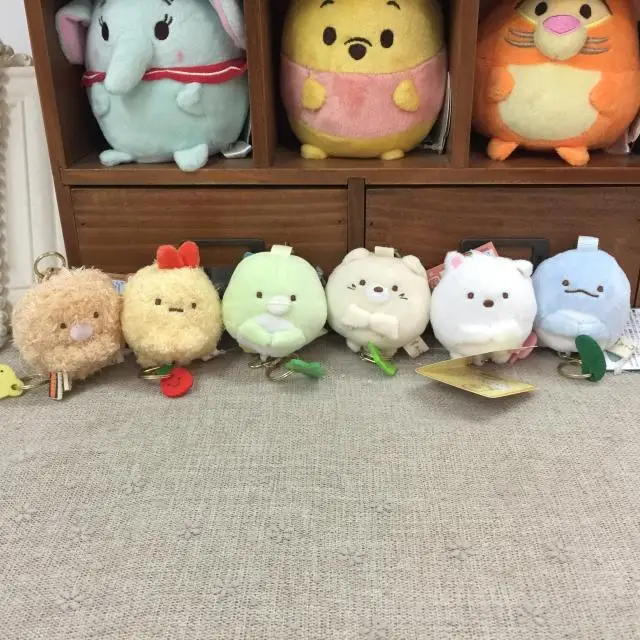 1pc Cute San-x sumikko gurashi plush Keychain Bear Plush Stuffed TOYS Bag Pendant Keyring For Kid's Party Birthday Plush Toys
1pc Cute San-x sumikko gurashi plush Keychain Bear Plush Stuffed TOYS Bag Pendant Keyring For Kid's Party Birthday Plush Toys