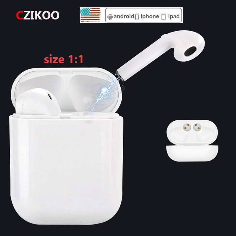 TWS Mini Wireless Bluetooth Earphone Stereo Earbud Headset 1:1 Earbuds With charging box For iphone fone de ouvido
TWS Mini Wireless Bluetooth Earphone Stereo Earbud Headset 1:1 Earbuds With charging box For iphone fone de ouvido
