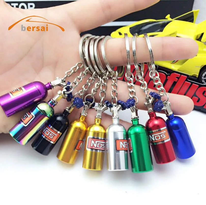 BERSAI NOS Turbo Nitrogen Bottle Metal Key Chain Key Ring Holder Car Keychain Pendant Jewelry for Women Men Unique mini keyring
BERSAI NOS Turbo Nitrogen Bottle Metal Key Chain Key Ring Holder Car Keychain Pendant Jewelry for Women Men Unique mini keyring