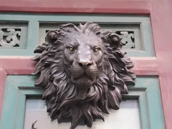 Marked The huge Lion head flat brass sculpture statue The art hanging wall H"18.1 wholesale factory BRASS Arts outlets
Marked The huge Lion head flat brass sculpture statue The art hanging wall H"18.1 wholesale factory BRASS Arts outlets