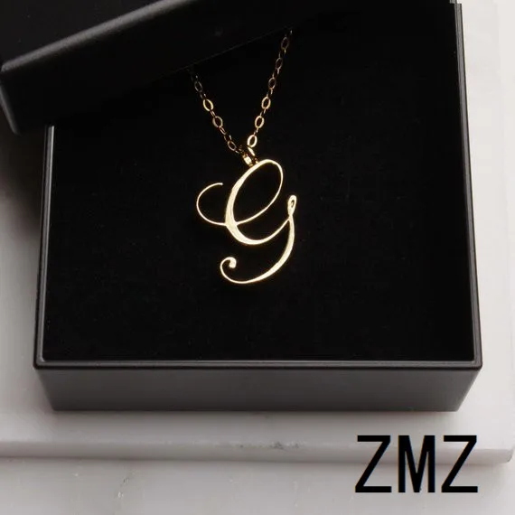 ZMZ 2018 Europe/US fashion English letter pendant lovely letter G text necklace gift for mom/girlfriend party jewelry
ZMZ 2018 Europe/US fashion English letter pendant lovely letter G text necklace gift for mom/girlfriend party jewelry
