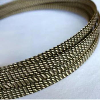 1-50Meters 4-16mm Black & Gold Snakeskin Mesh Wire Protecting Nylon Tight PET Expandable Insulation Sheathing Braided Sleeves
1-50Meters 4-16mm Black & Gold Snakeskin Mesh Wire Protecting Nylon Tight PET Expandable Insulation Sheathing Braided Sleeves