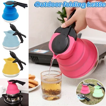 Foldable Water Coffee Pot Kitchen Silicone Tea Kettle for Travel Outdoor Camping Hiking GHS99
Foldable Water Coffee Pot Kitchen Silicone Tea Kettle for Travel Outdoor Camping Hiking GHS99