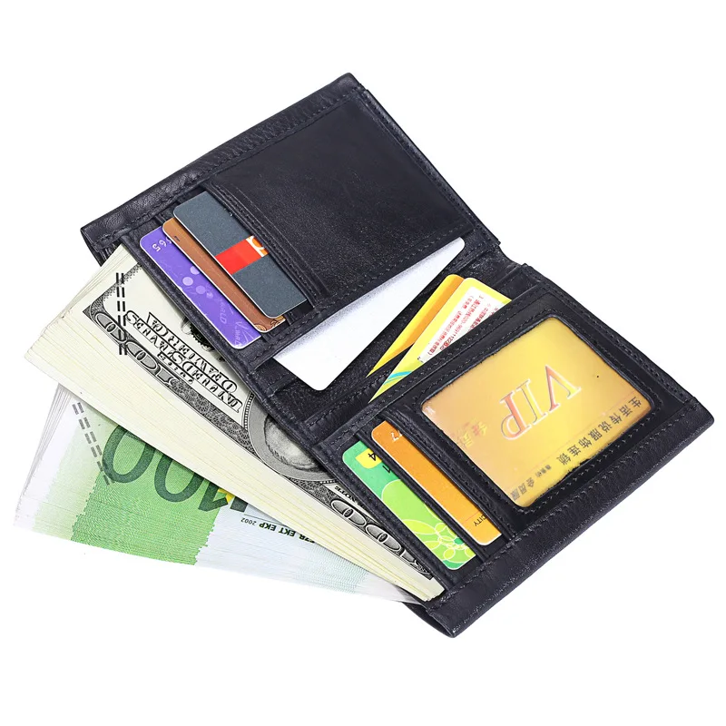 Misfits Leather Man Wallet Luxury Designers Tri-fold Wallet Genuine Leather Wallets Male Multifunctional Driver License Holder 
Misfits Leather Man Wallet Luxury Designers Tri-fold Wallet Genuine Leather Wallets Male Multifunctional Driver License Holder