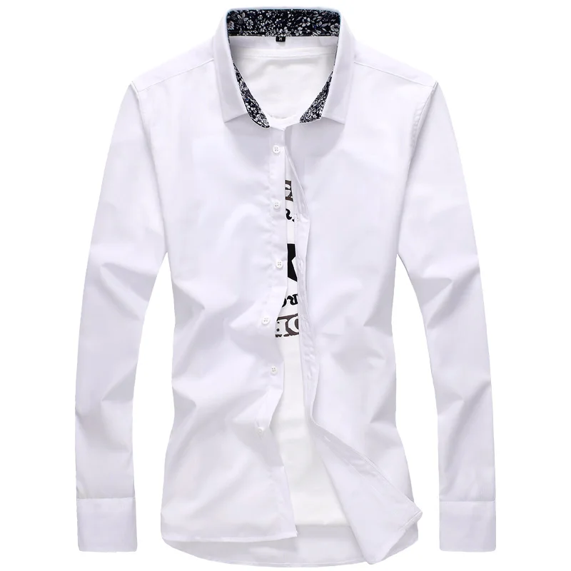 casual men plus size 5xl slim fit social shirts 2016 new brand long sleeve mens shirts regular fit camisetas hombre
casual men plus size 5xl slim fit social shirts 2016 new brand long sleeve mens shirts regular fit camisetas hombre