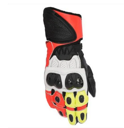 Moto GP Motocross Leather Long Men's Motorcycle Gloves Orange Yellow Black White Racing Gloves
Moto GP Motocross Leather Long Men's Motorcycle Gloves Orange Yellow Black White Racing Gloves