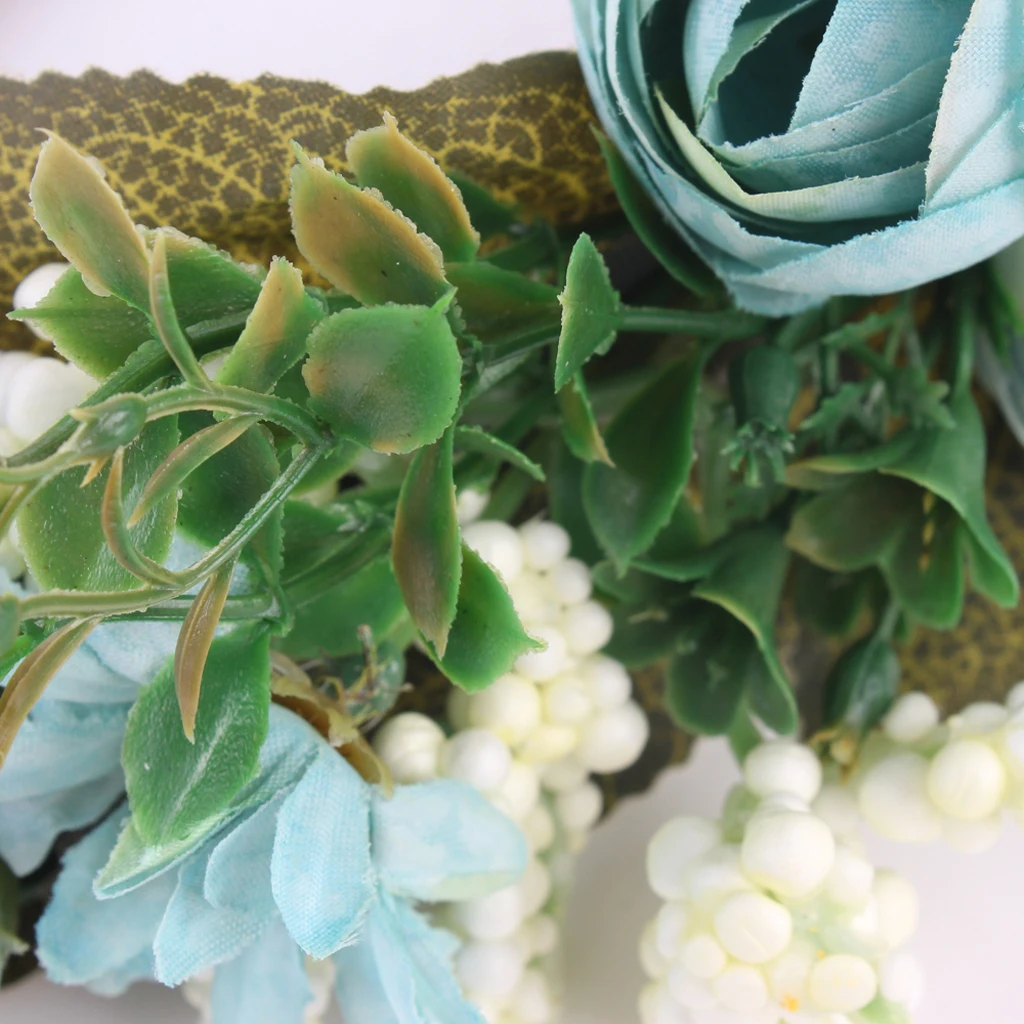Cute Baby Children Kids Girls Floral Crown Headwear Headband Party Flower Hair Accessory for Travel Party Stage Show Photo Tool