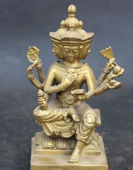 xd 003311 Tibet Buddhism Bronze Namgyalma & Ushnishavijaya Buddha 3 Head 8 Arms Statue
xd 003311 Tibet Buddhism Bronze Namgyalma & Ushnishavijaya Buddha 3 Head 8 Arms Statue