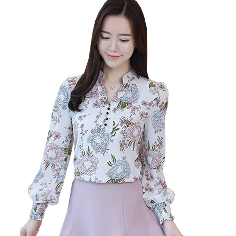 Camisas Mujer Women Shirts Autumn Vogue New Print White Casual Womens Top And Blouses Plus Size Lantern Sleeve Chiffon Blouse
Camisas Mujer Women Shirts Autumn Vogue New Print White Casual Womens Top And Blouses Plus Size Lantern Sleeve Chiffon Blouse