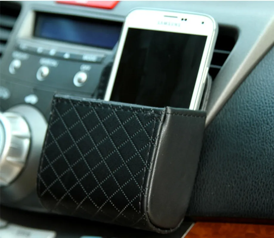 Hot PU Leather Car Storage Bag Outlet Vent Tidy Storage Box Car Organizer Auto Interior Accessories Glasses Phone Container
Hot PU Leather Car Storage Bag Outlet Vent Tidy Storage Box Car Organizer Auto Interior Accessories Glasses Phone Container