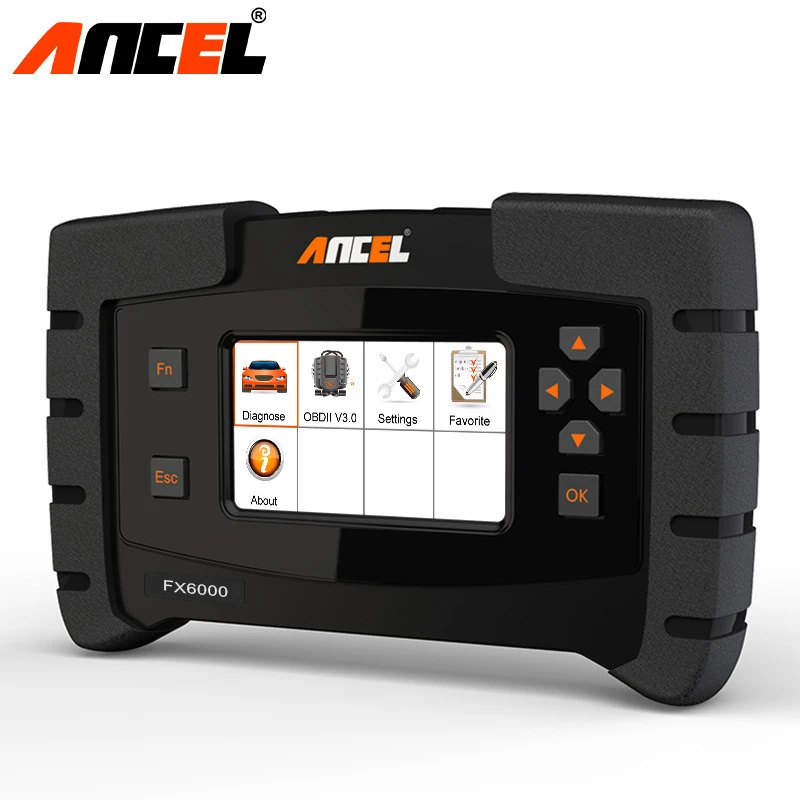 OBD OBD2 Full System Diagnostic Tool Programming Coding Engine Airbag ABS SRS EPB SAS ESP TPMS Reset Immobilizer Ancel FX6000
OBD OBD2 Full System Diagnostic Tool Programming Coding Engine Airbag ABS SRS EPB SAS ESP TPMS Reset Immobilizer Ancel FX6000