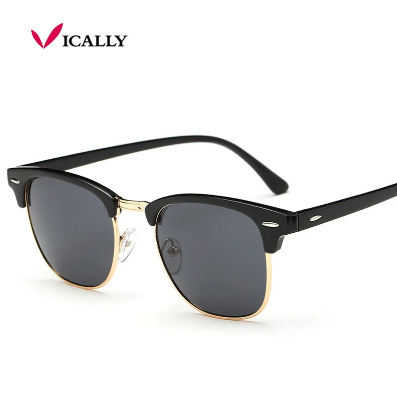 High Quality Half Metal Sunglasses Men Women Brand Designer Glasses Mirror Sun Glasses Fashion Gafas Oculos De Sol UV400 Classic
High Quality Half Metal Sunglasses Men Women Brand Designer Glasses Mirror Sun Glasses Fashion Gafas Oculos De Sol UV400 Classic