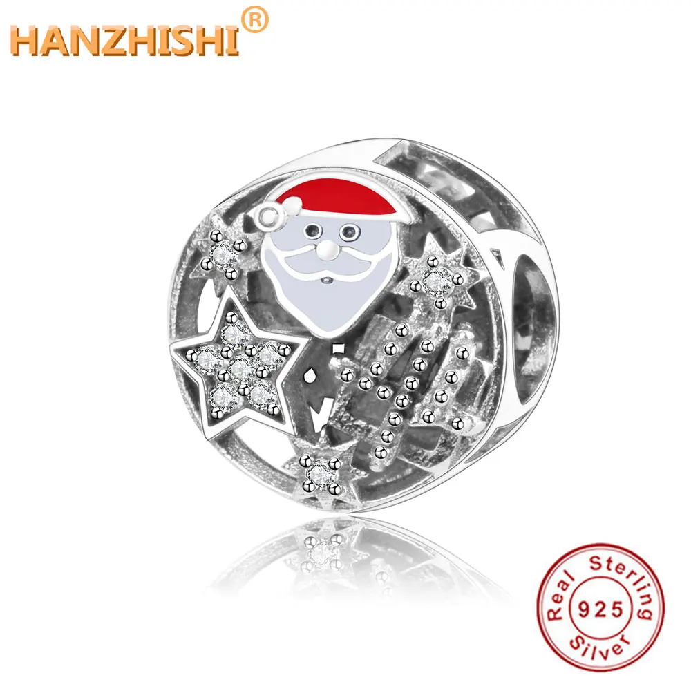 2017 Winter DIY Fits Original Pandora Charms Bracelet Jewelry Accessories 925 Sterling Silver Santa Claus Stars Charm Beads
2017 Winter DIY Fits Original Pandora Charms Bracelet Jewelry Accessories 925 Sterling Silver Santa Claus Stars Charm Beads