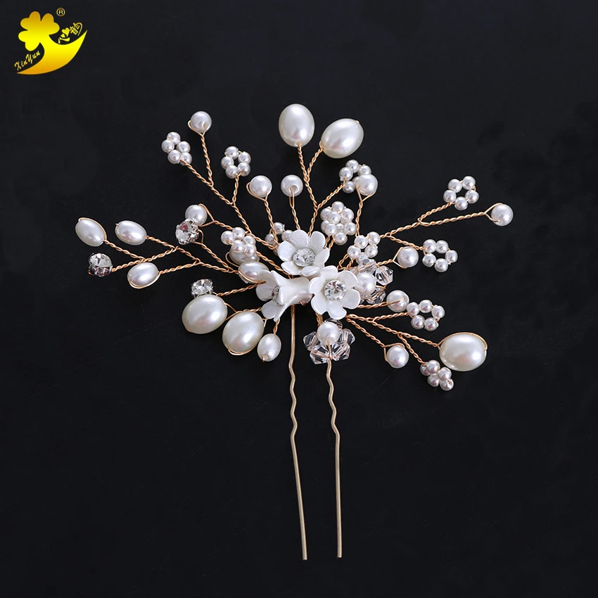 Xinyun Handmade White Small Flower Rhinestone U-Shaped Hair Pin Pearl Wedding Bridal Hair Accessories Party Ladies Hair Sticks
Xinyun Handmade White Small Flower Rhinestone U-Shaped Hair Pin Pearl Wedding Bridal Hair Accessories Party Ladies Hair Sticks