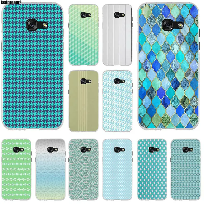 

Silicone Soft TPU Mobile Phone Cases For Samsung Galaxy J1 J2 J3 J5 J7 A3 A5 A7 2015 2016 2017 Coque Bags Mint And Gold Bathroom