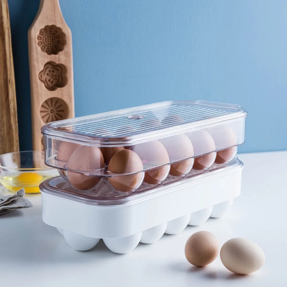 Creative PET Egg Storage Box Large Capacity Egg Container Basket Tight Lock Space Saving Kitchen Organizer Tools Home Supplier
Creative PET Egg Storage Box Large Capacity Egg Container Basket Tight Lock Space Saving Kitchen Organizer Tools Home Supplier
