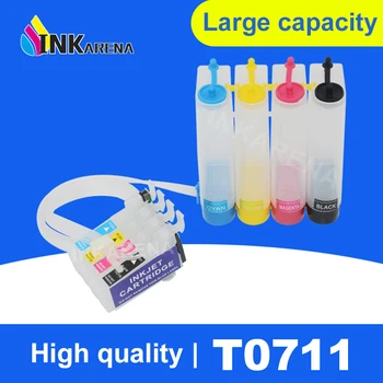 T0711 T0715 Continuous Ink Supply System CISS for Epson Stylus SX215 SX218 SX400 SX405 SX410 SX415 SX510W BX600FW BX610FW
T0711 T0715 Continuous Ink Supply System CISS for Epson Stylus SX215 SX218 SX400 SX405 SX410 SX415 SX510W BX600FW BX610FW