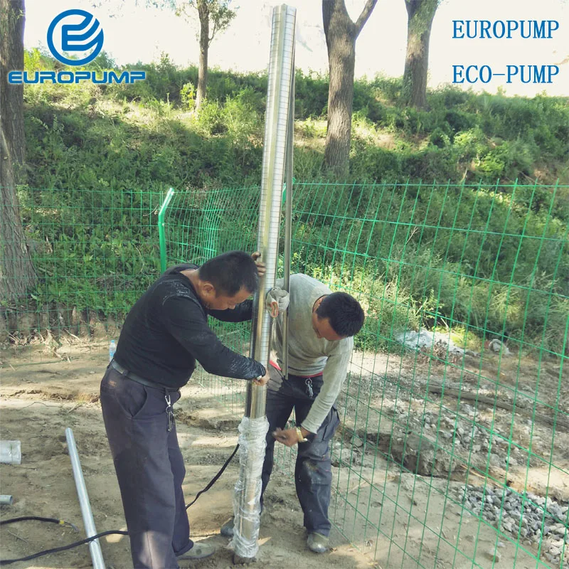 EUROPUMP 4Inch outlet 1.25" Lift 320M Flow 3000LPH Solar DC Submersible Pump with MPPT controller MODEL(4EPGC3/320-D380/7500)
EUROPUMP 4Inch outlet 1.25" Lift 320M Flow 3000LPH Solar DC Submersible Pump with MPPT controller MODEL(4EPGC3/320-D380/7500)