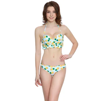 Pineapple printed sweety bikini set underwire push up bandeau bathing swimsuits low waist women swimming suit bikini seti
Pineapple printed sweety bikini set underwire push up bandeau bathing swimsuits low waist women swimming suit bikini seti