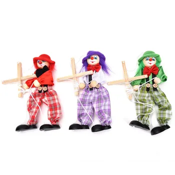 Vintage Colorful Funny Handcraft Toy Joint Activity Doll Kid Children Gift Craft Pull String Puppet Clown Wooden Marionette Toy
Vintage Colorful Funny Handcraft Toy Joint Activity Doll Kid Children Gift Craft Pull String Puppet Clown Wooden Marionette Toy
