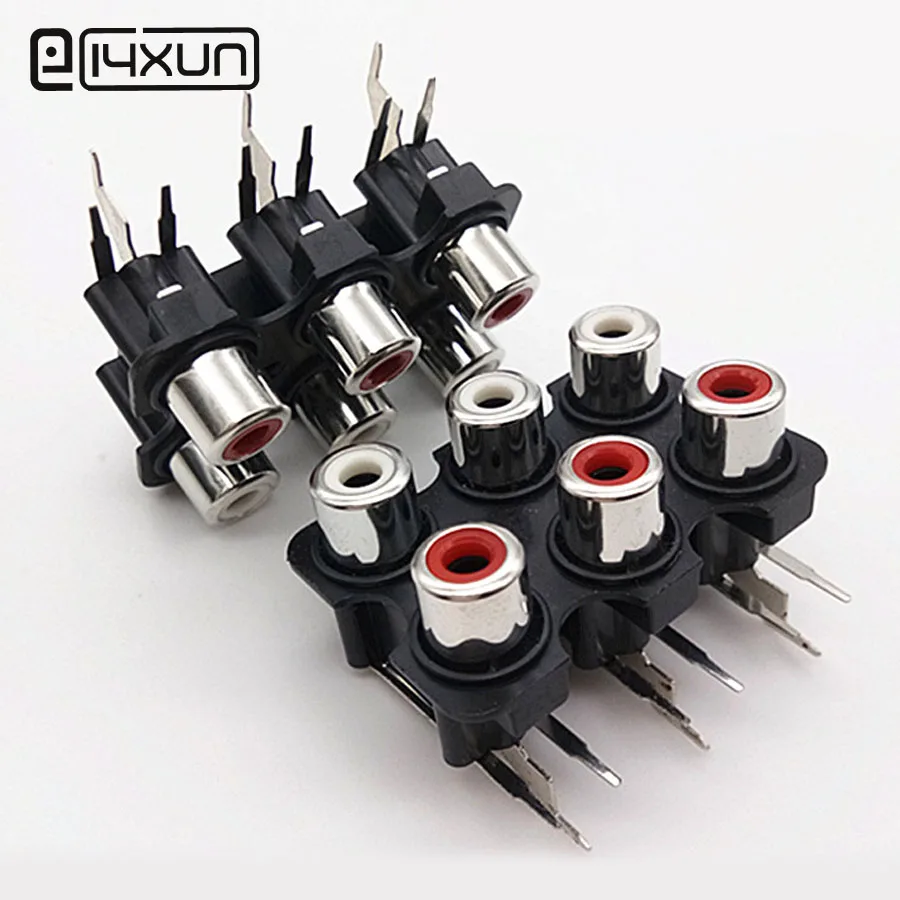 2pcs New 6Pole 6Pin RCA Female Audio Video Plug,AV Connectric Socket Connector White + Red Input and Output
2pcs New 6Pole 6Pin RCA Female Audio Video Plug,AV Connectric Socket Connector White + Red Input and Output