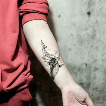 NEW Fashion Sexy Flash Waterproof Temporary Tattoo Whale With Arrow Henna Fake Tatoo
NEW Fashion Sexy Flash Waterproof Temporary Tattoo Whale With Arrow Henna Fake Tatoo