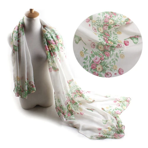 Autumn Winter Women Scarf Chiffon Flowers Print Scarf Long Shawl Cotton Voile Tippet Muffler New Design Pashmina Scarves Wrap
Autumn Winter Women Scarf Chiffon Flowers Print Scarf Long Shawl Cotton Voile Tippet Muffler New Design Pashmina Scarves Wrap