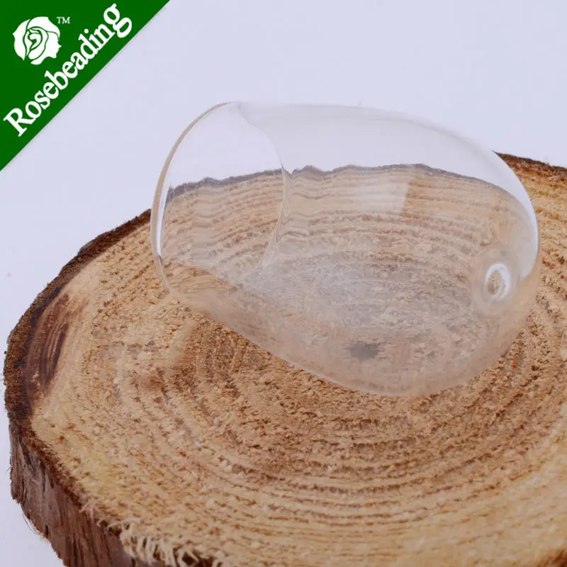 2014 new 18x30mm Small Glass Globe aperture is 15mm Oval Bottles Screw Eye Pins Dome sold 10pcs/lot-C3512 | Украшения и