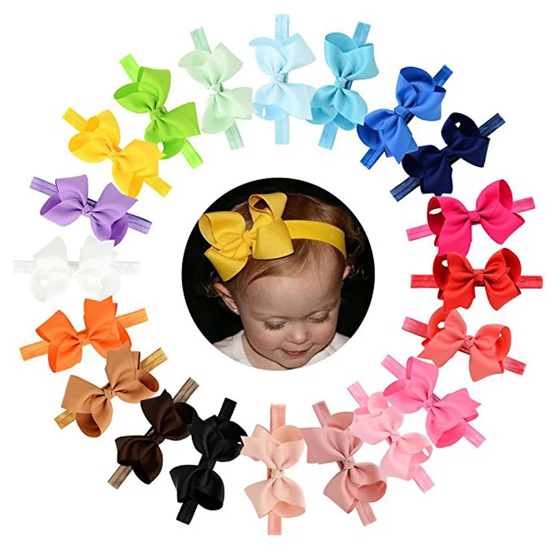 20pcs/lot Girl Bows Headband Elastic Hair bands Ribbon bows Turban Bowknot Head Wrap Hair Accessories 608
20pcs/lot Girl Bows Headband Elastic Hair bands Ribbon bows Turban Bowknot Head Wrap Hair Accessories 608