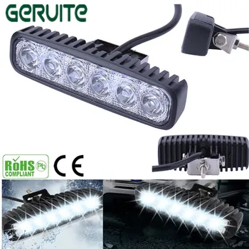 RU STOCK!!! 12V 18W LED Work Light Bar 6LED Fog Lamp Waterproof White Light Car Light Daytime Running Light Worklight Floodlight
RU STOCK!!! 12V 18W LED Work Light Bar 6LED Fog Lamp Waterproof White Light Car Light Daytime Running Light Worklight Floodlight