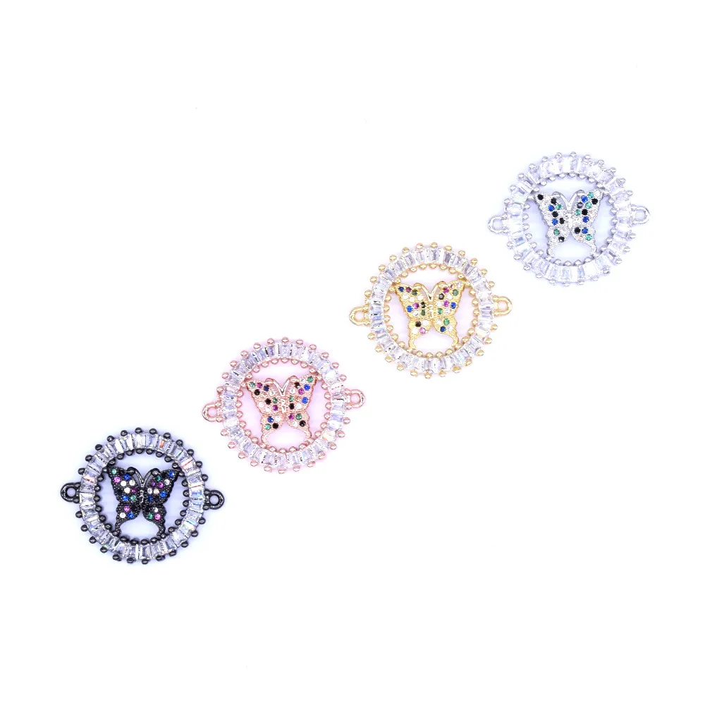 Beautiful butterfly Accessories Micro Pave Zircon for Women Bracelets, Necklaces, Anklets, Connectors Findings Jewelry Making
Beautiful butterfly Accessories Micro Pave Zircon for Women Bracelets, Necklaces, Anklets, Connectors Findings Jewelry Making