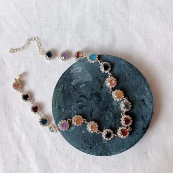 new Colorful gem spring and summer simple wild color gem luxury statement necklace 521
new Colorful gem spring and summer simple wild color gem luxury statement necklace 521