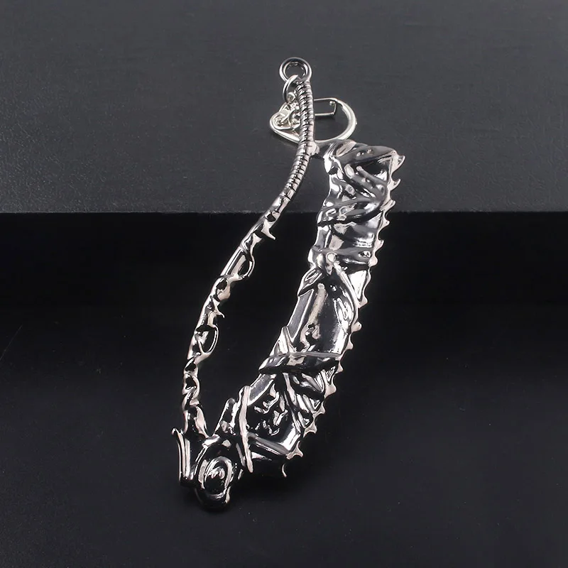 SG New Game Bloodborne Keychains The Hunter Figma Saw Cleaver Weapon Metal Llavero Serrated knife Keyring Men Cosplay Jewelry
SG New Game Bloodborne Keychains The Hunter Figma Saw Cleaver Weapon Metal Llavero Serrated knife Keyring Men Cosplay Jewelry