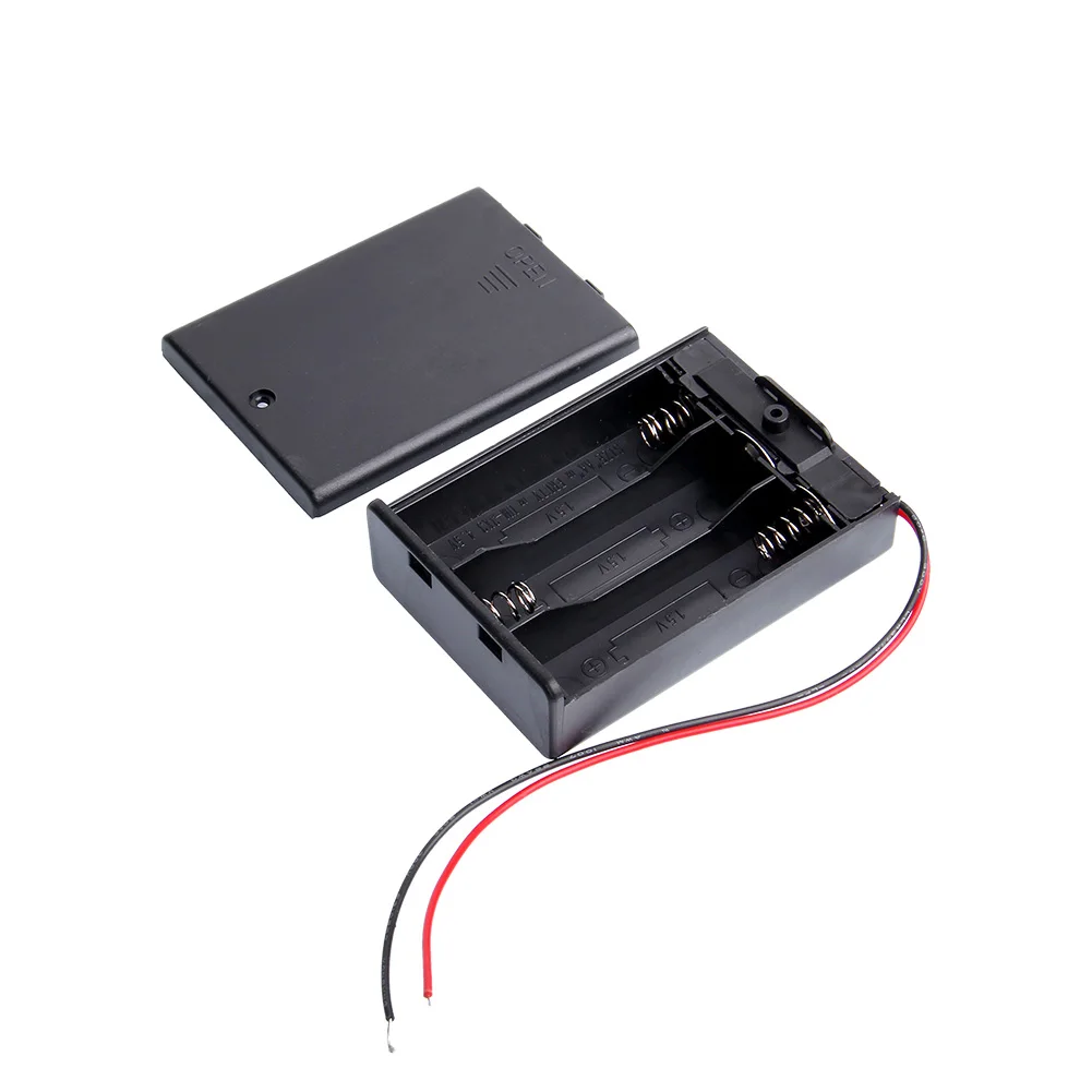 1pcs 14500 Power Battery Storage Case Box Holder Leads with 3 Slots Drop Shipping 0717
1pcs 14500 Power Battery Storage Case Box Holder Leads with 3 Slots Drop Shipping 0717