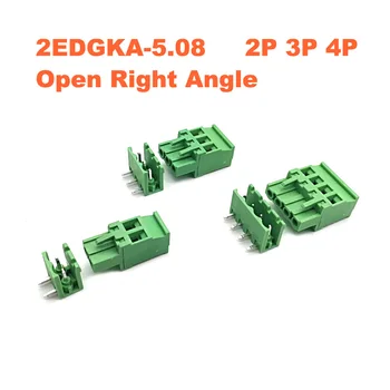 50Sets Pitch 5.08mm 2P 3P 4P Screw Plug-in PCB Terminal Block 2EDGKA 2EDGR Right angle Pin male/female Pluggable Connector 15A
50Sets Pitch 5.08mm 2P 3P 4P Screw Plug-in PCB Terminal Block 2EDGKA 2EDGR Right angle Pin male/female Pluggable Connector 15A