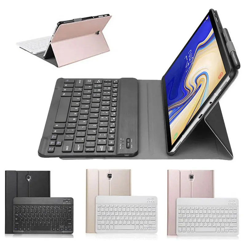 Bluetooth Wireless Keyboard Case for Samsung Galaxy Tab S4 10.5 inch T830 T835 SM-T830 SM-T835 Leather Stand Cover with Keyboard
Bluetooth Wireless Keyboard Case for Samsung Galaxy Tab S4 10.5 inch T830 T835 SM-T830 SM-T835 Leather Stand Cover with Keyboard