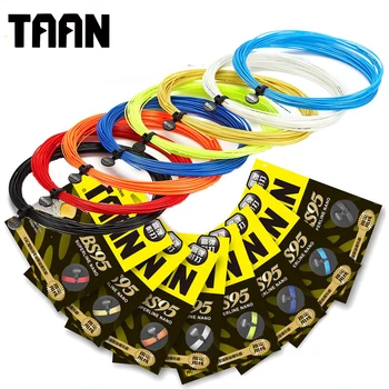 TAAN 5pcs/lot 0.70mm Badminton Racket String Durable Training String Cold-Resistant Sport 10m Racket String 23-25 Pounds
TAAN 5pcs/lot 0.70mm Badminton Racket String Durable Training String Cold-Resistant Sport 10m Racket String 23-25 Pounds