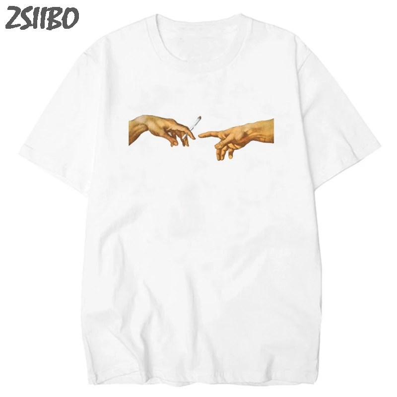 T shirt Summer Men tshirt You Looked Like Heaven and I Felt Like Hell Michaelangelo the Last Judgement Hands drop shipping M-3XL
T shirt Summer Men tshirt You Looked Like Heaven and I Felt Like Hell Michaelangelo the Last Judgement Hands drop shipping M-3XL
