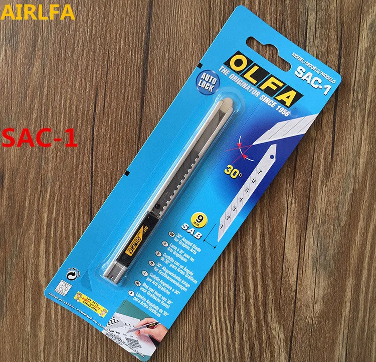 Airlfa for OLFA SAC-1 Knife Angle Graphic Art Stainless Steel Cutter Slide Auto Lock OLFA SAC-1
Airlfa for OLFA SAC-1 Knife Angle Graphic Art Stainless Steel Cutter Slide Auto Lock OLFA SAC-1