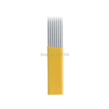 100PCS Microblading Shading Blades Tattoo Needles 15 Pins DOUBLE ROW Microblading Needles 15M1 Fog Brow Needle
100PCS Microblading Shading Blades Tattoo Needles 15 Pins DOUBLE ROW Microblading Needles 15M1 Fog Brow Needle